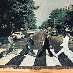 The Beatles Abby Road Vintage Throw Blanket